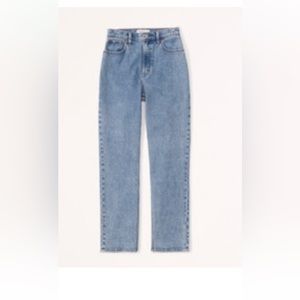 BRAND NEW Abercrombie Curve Love 90s straight leg jeans
